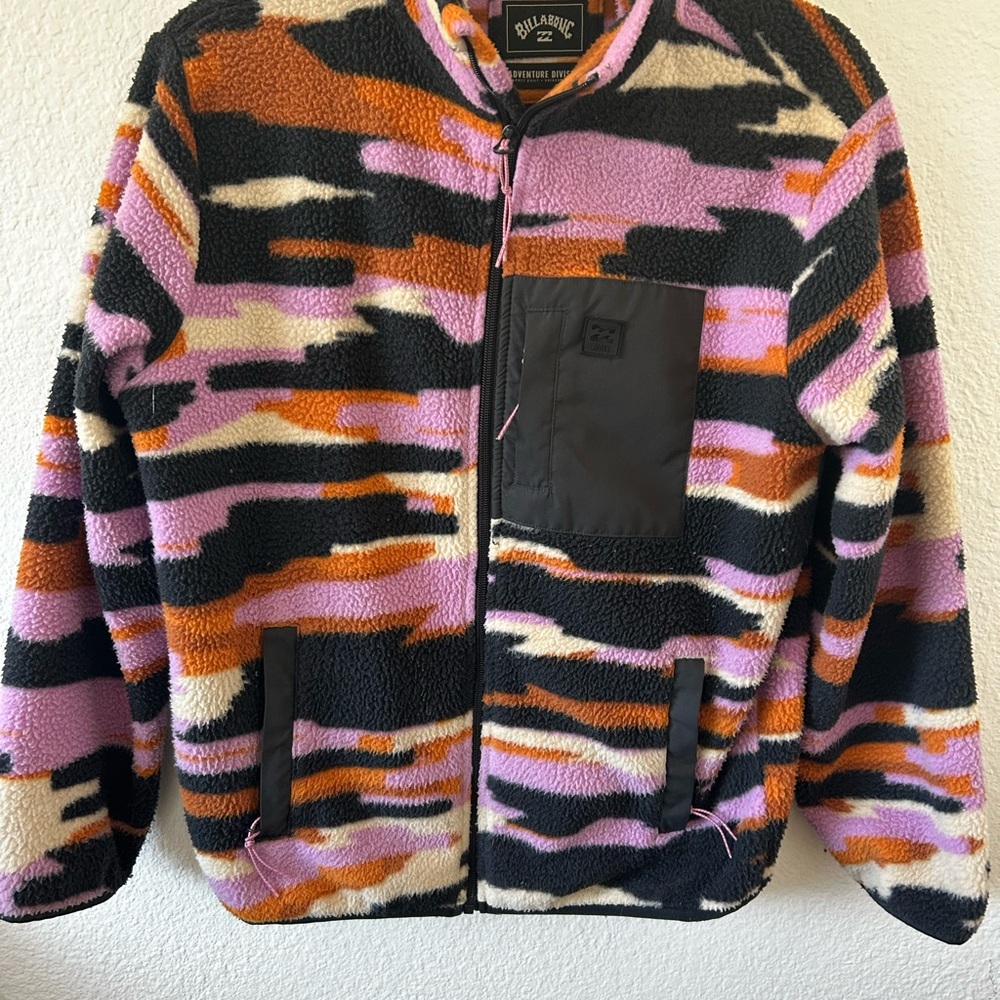 Billabong Multicolor Fleece Jacket